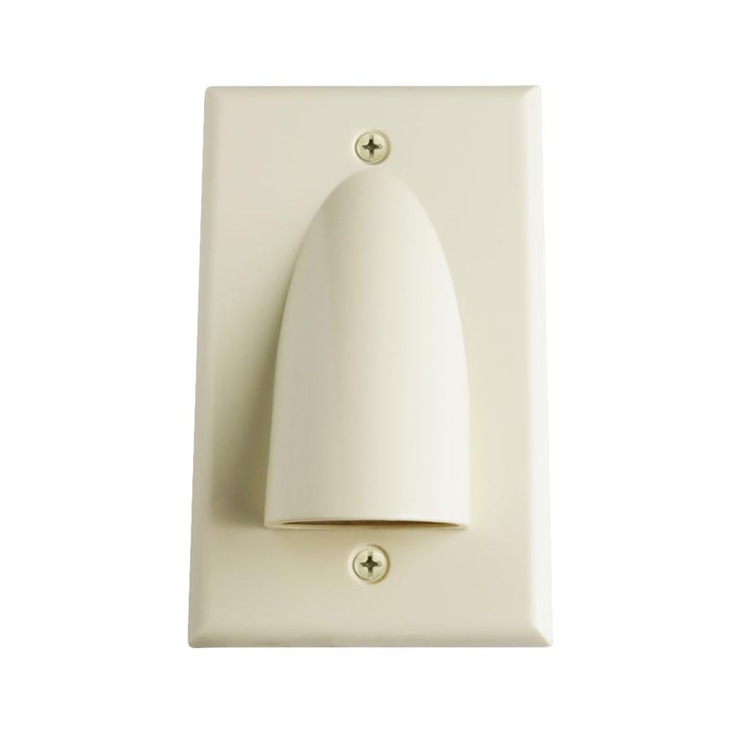 Skywalker Single Gang Bundled Cable Wall Plate (Almond) - Image 1